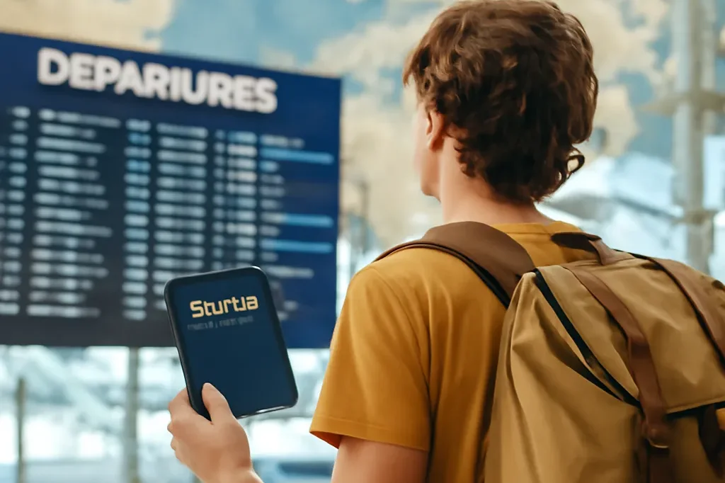 Jeune voyageuse consultant les conditions du visa vacances-travail avant son départ en 2026