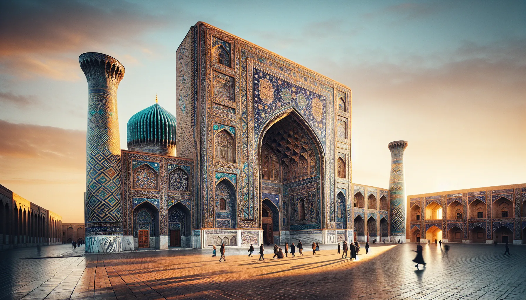 Place du Régistan à Samarcande, Ouzbékistan